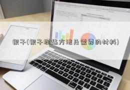 银子(银子提炼方法及需要的材料)